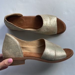 Diba True Genuine Leather Metallic Women's Loafers